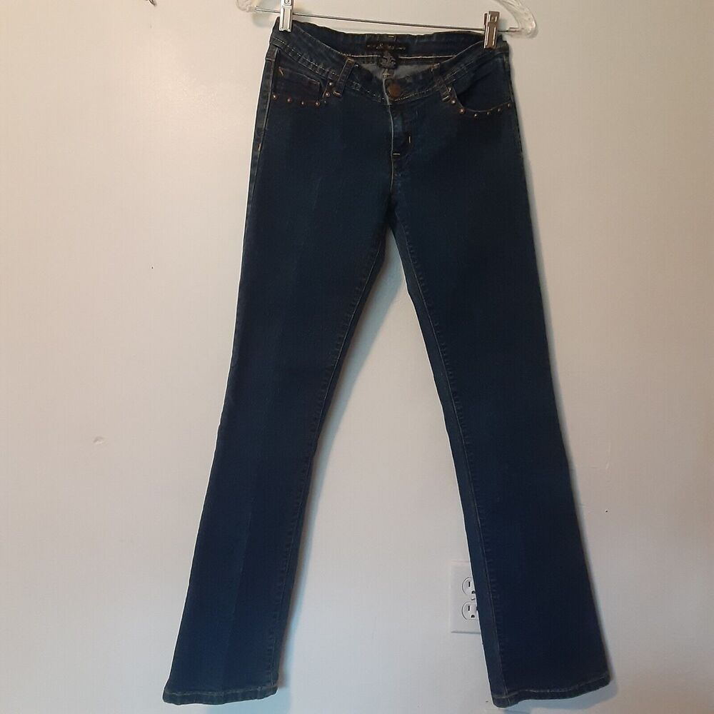 South Pole Jeans Womens Low Rise Stretch Blue Jeans Size 7 26x31